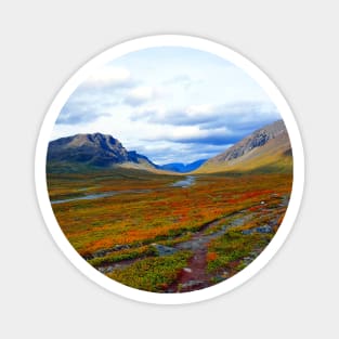 Kungsleden (The Kings Trail), Sweden Magnet